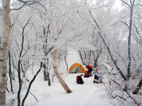 2012.1.8-9 那須・甲子山(雪山)