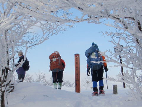 2012.1.8-9 那須・甲子山(雪山)