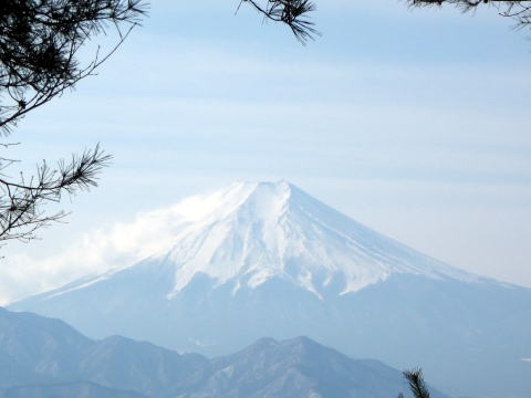 2012.1.28　中央線沿線・百蔵山～扇山（尾根歩き）