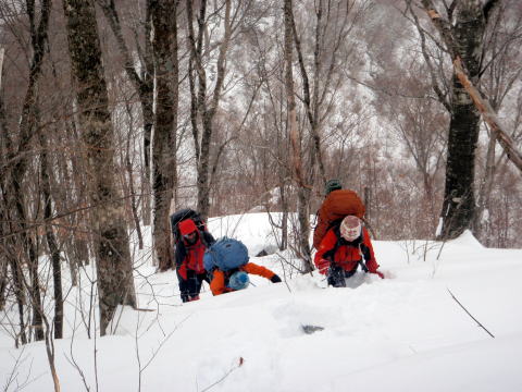 2012.2.18-19 明神ヶ岳(雪山)