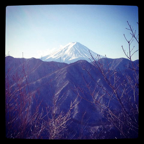 2012.2.4　中央線沿線・笹子雁ヶ腹摺山～小路沢ノ頭北尾根（尾根歩き）