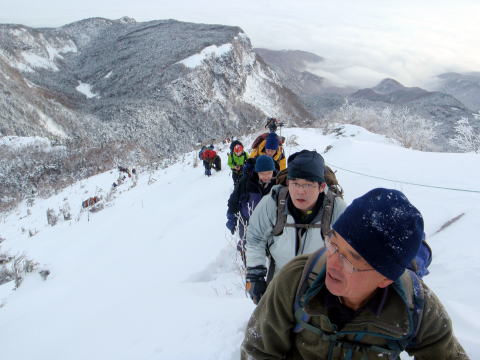 2012.1.21-2 北八ツ・天狗岳~ニュウ(雪山)