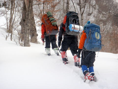 2012.2.18-19 明神ヶ岳(雪山)