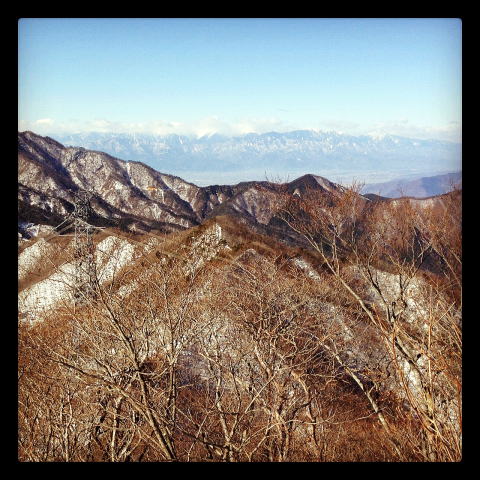 2012.2.4　中央線沿線・笹子雁ヶ腹摺山～小路沢ノ頭北尾根（尾根歩き）
