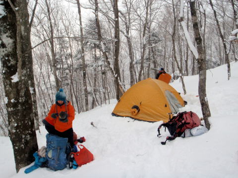 2012.2.18-19 明神ヶ岳(雪山)