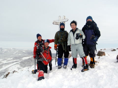 2012.1.21-2 北八ツ・天狗岳~ニュウ(雪山)