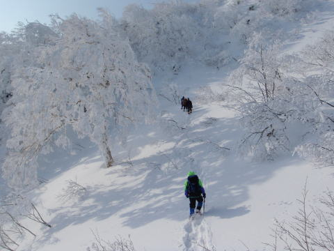 2012.1.8-9 那須・甲子山(雪山)