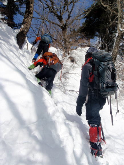 2012.2.18-19 明神ヶ岳(雪山)