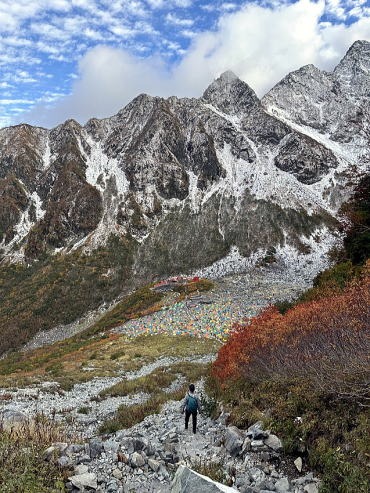2023.10.6-8　北穂高岳（尾根歩き）