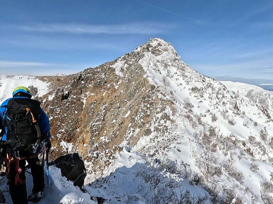 2025.1.5　朝日岳東南稜（雪山）