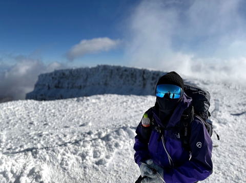 2025.1.3-4　硫黄岳（雪山）