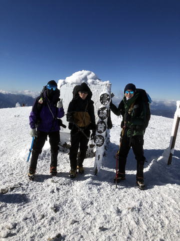 2025.1.3-4　硫黄岳（雪山）