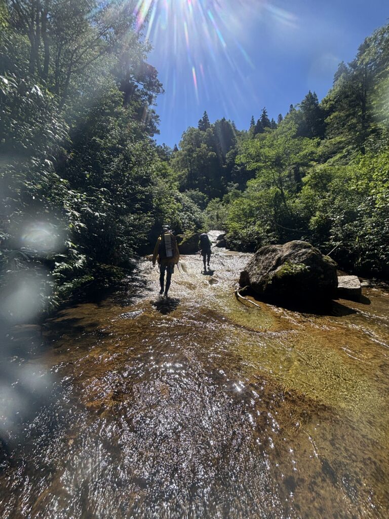 2025.8.14〜17　八幡平・葛根田川（沢登り）～八瀬森～大深沢（沢登り）（沢登り）