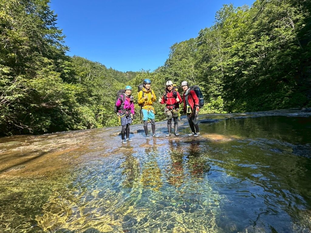 2025.8.14〜17　八幡平・葛根田川（沢登り）～八瀬森～大深沢（沢登り）（沢登り）