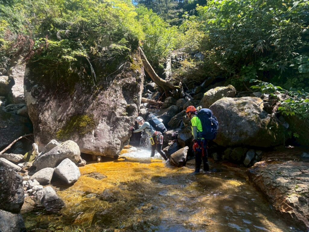 2025.8.14〜17　八幡平・葛根田川（沢登り）～八瀬森～大深沢（沢登り）（沢登り）