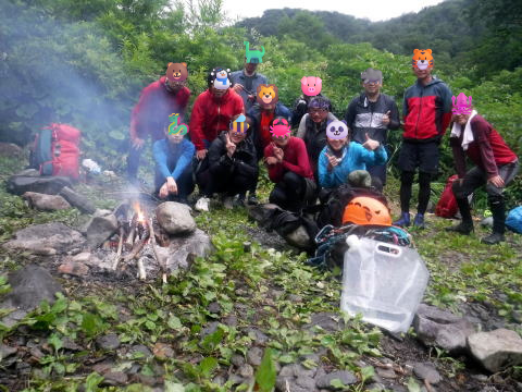 2024.7.27-28　ウツボギ沢２（沢登り）