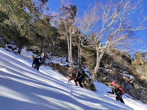 2023.1.21〜22 北八ヶ岳・西天狗岳、東天狗岳(雪山)