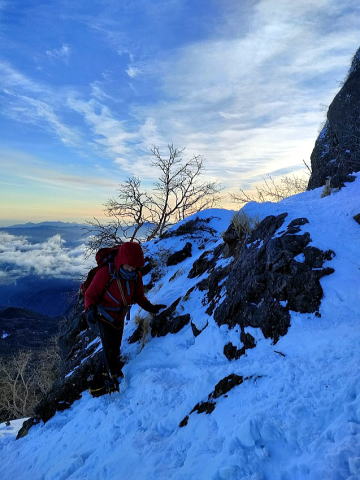 2023.1.21〜22 北八ヶ岳・西天狗岳、東天狗岳(雪山)