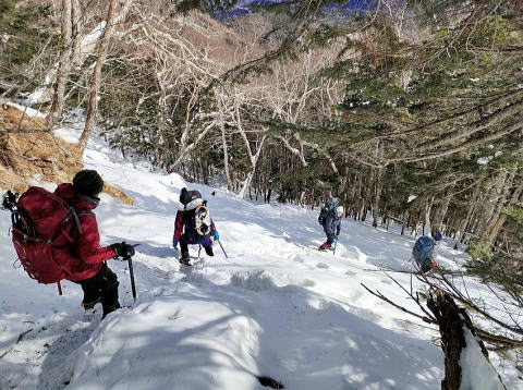 2023.1.21〜22 北八ヶ岳・西天狗岳、東天狗岳(雪山)