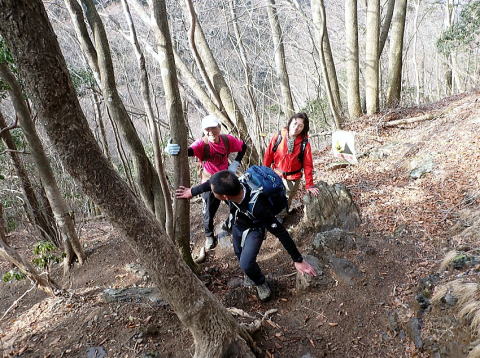 2023.2.19 御前山•鋸山•大岳山（尾根歩き）