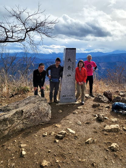 2023.2.19 御前山•鋸山•大岳山（尾根歩き）