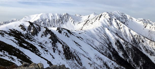 2024.4.6-7　将棋頭山（雪山）
