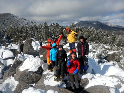 2020.1.3-4　北八ツ・北横岳～雨池山～縞枯山～渋ノ湯（雪山）
