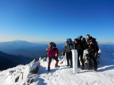 2020.1.11-12　中ア・桂小場～将棋頭山～木曽駒ヶ岳（雪山）