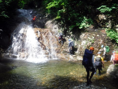 2024.7.27-28　ウツボギ沢２（沢登り）