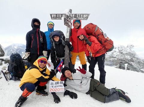 2020.1.3-4　北八ツ・北横岳～雨池山～縞枯山～渋ノ湯（雪山）