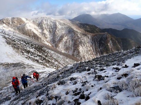 2024.1.6-7　白根隠山（雪山）