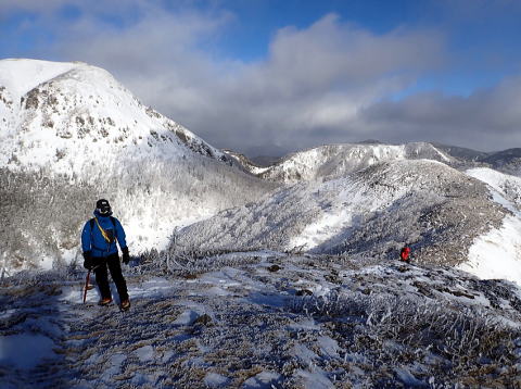 2024.1.6-7　白根隠山（雪山）