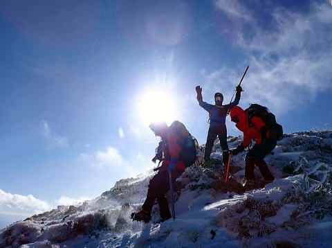 2024.1.6-7　白根隠山（雪山）