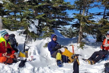 2022.1.29　編笠山（雪山）