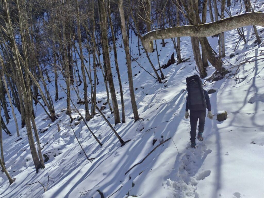 2/21-22　和名倉山（尾根歩き）