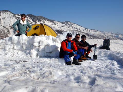 2018.4.21-22　巻機山（雪山）