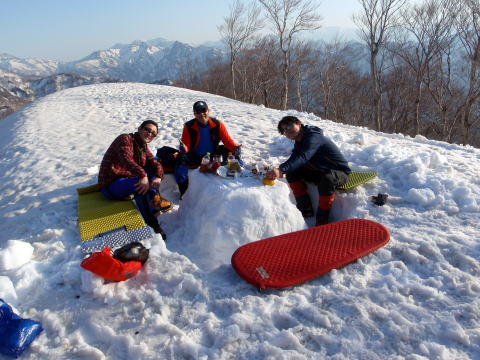 2018.4.21-22　巻機山（雪山）