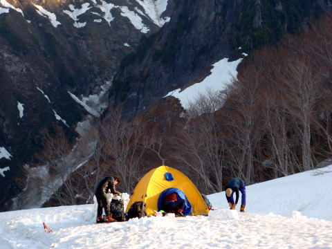 2018.4.21-22　巻機山（雪山）