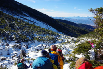 2018.1.6-7　縞枯山・茶臼山（雪山）