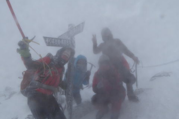 2018.2.10-11　八ヶ岳 天狗岳（途中まで）（雪山）