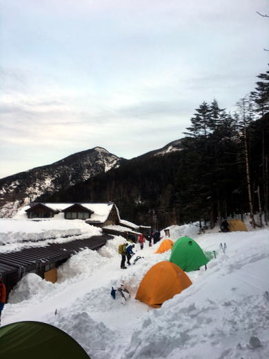 2018.2.24-25　硫黄岳（雪山）