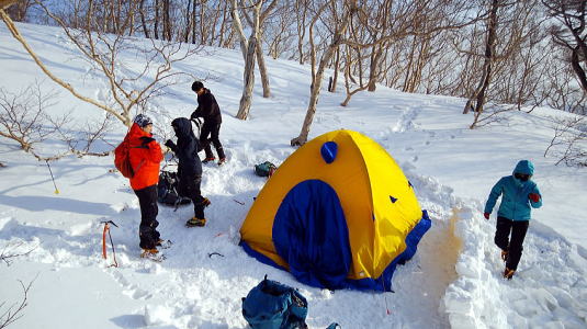 2020.3.21-22 白根隠山(雪山)