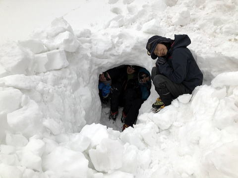 2020.3.21-22 白根隠山(雪山)