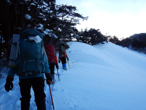 2022.2.12-13 赤沢山(雪山)