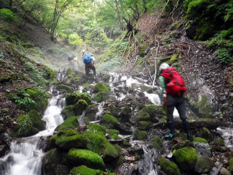 2018.9.17　鷹ノ巣谷水ノ戸沢（沢登り）