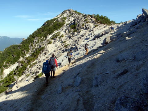 2018.8.4-5　鳳凰三山（尾根歩き）