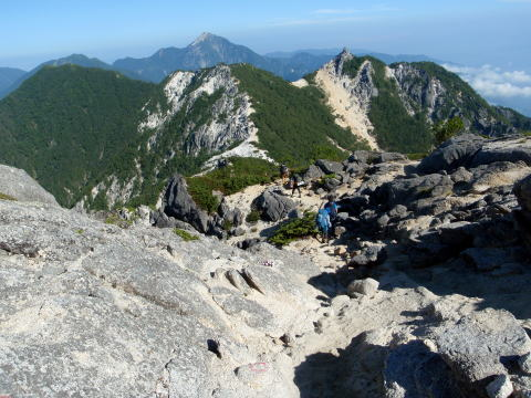2018.8.4-5　鳳凰三山（尾根歩き）