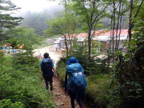 2018.8.4-5　鳳凰三山（尾根歩き）