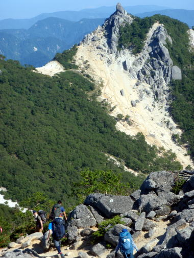 2018.8.4-5　鳳凰三山（尾根歩き）
