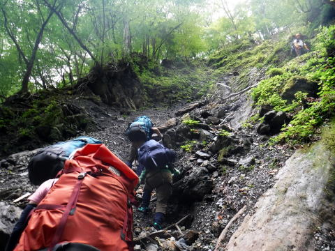 2018.9.8-9 荒沢谷(沢登り)